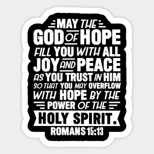 Romans 15:13 Sticker